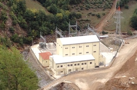 Doruk HES elektrik üretimine başladı