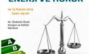 Enerji ve Hukuk Sempozyumu 14-15 Kasım’da