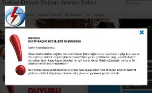 TEDAŞ: Kaçak bedeli için bize gelmeyin