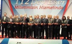 Başbakan 112 tesisin açılışını gerçekleştirdi