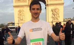 Günsan CEO`su Paris`te koştu