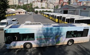 İstanbul`da güneş enerjili belediye otobüsü!