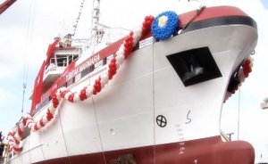 İlk yerli petrol arama gemisi denize indi