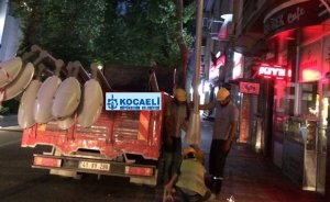 İzmit’te aydınlatma direkleri yenileniyor