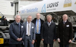 Berlin'de ilk LNG dolum istasyonu açıldı