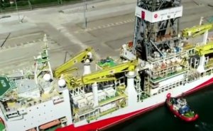 Türkiye'nin ilk sondaj gemisi Antalya Limanı’na ulaştı