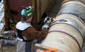 TürkAkım denizden karaya çıktı