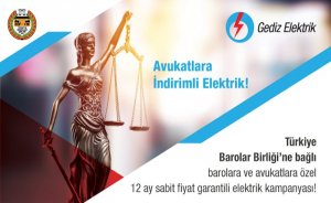 Avukatlara indirimli elektrik
