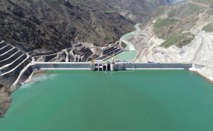 Çetin HES'in üç ünitesinde elektrik üretimi başladı