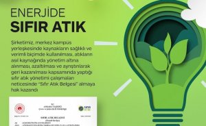 EÜAŞ sıfır atık belgesi aldı