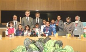 Yıldız, Boru Hattı ve Güvenli Yaşam resim yarışmasını kazanan öğrencileri kabul etti