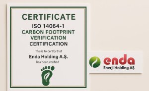 Enda Enerji’den  11 karbon ayak izi sertifikası