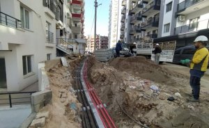 Dicle Elektrik Artuklu’da havai hatları yeraltına alıyor