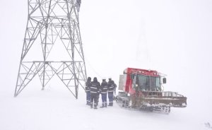 TEİAŞ ekipleri eksi 30 derecede görev başında