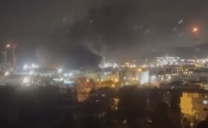 Tüpraş İzmit Rafinerisi'nden alevler yükseldi