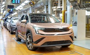 Skoda'nın elektrikli SUV'u Peaq'in üretimi başladı