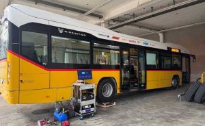 İsviçreli Winduction otobüslere kablosuz şarj sistemi geliştirdi