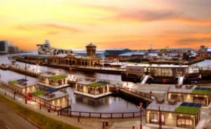 İskoçya’da Güneş enerjili yüzer evlerden köy kurulacak