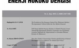 Enerji hukuku için hakemli dergi yolda