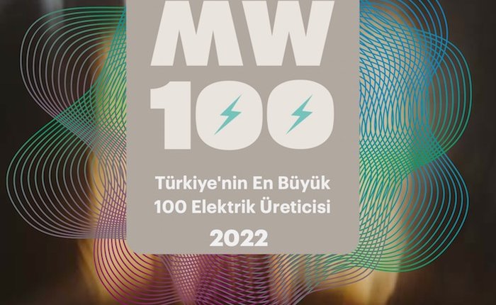 MW100 - Türkiye'nin En Büyük 100 Elektrik Üreticisi - 2022