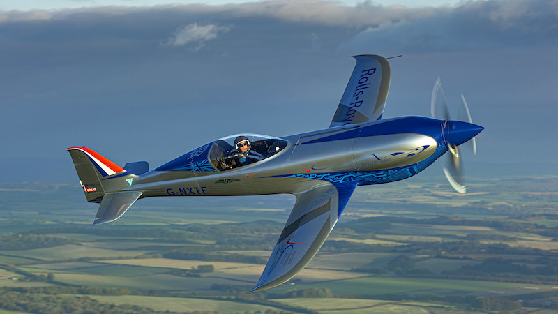 'Spirit of Innovation', dünyanın en hızlı elektrikli hava aracı